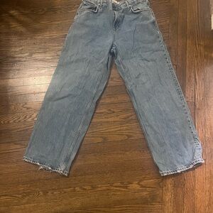 Zara Blue Flare & Wide Leg Jeans